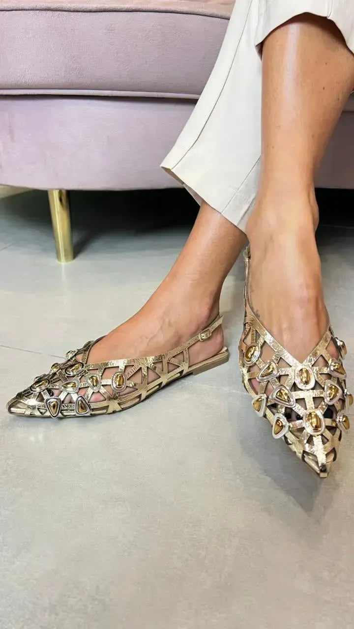 Sapatilha Bulgari Ouro Light