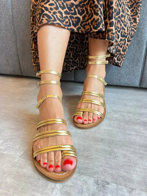 Rasteira Aly 501, Dourada