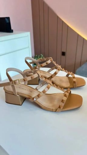 Sandália Cléo Caramelo