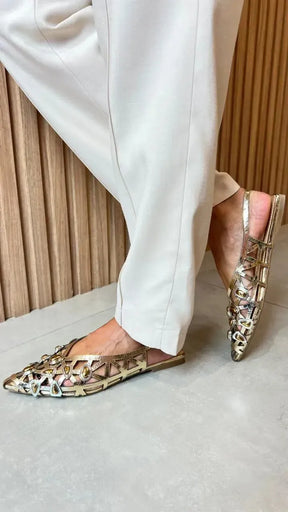 Sapatilha Bulgari Ouro Light