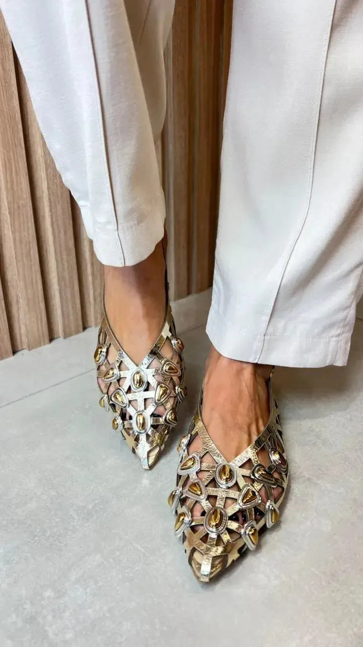 Sapatilha Bulgari Ouro Light