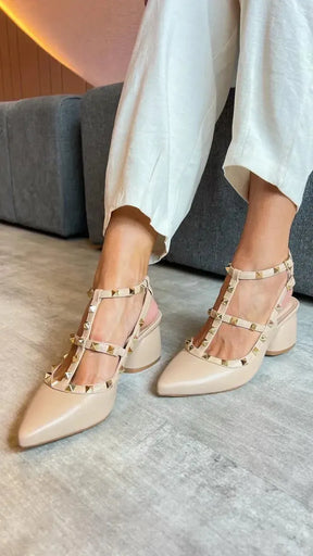 Scarpin Slingback Nude