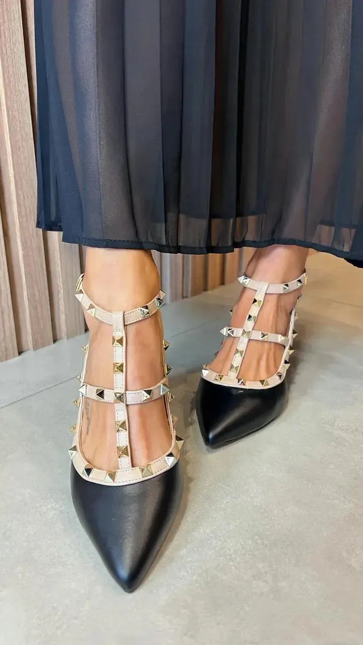 Scarpin Slingback Preta